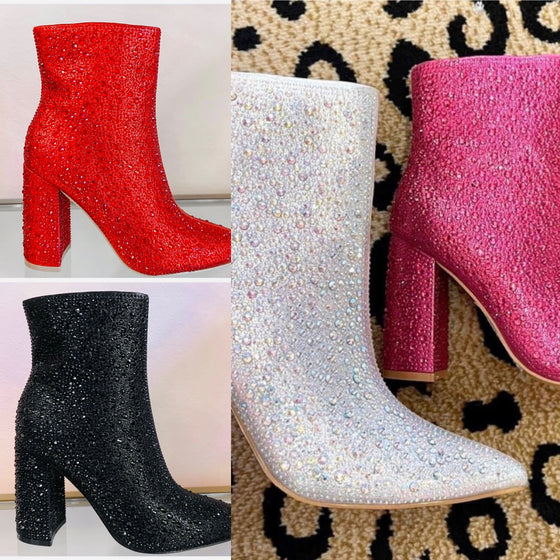 DRIPPING IN RHINESTONES / AVAILABLE IN 4 COLORS