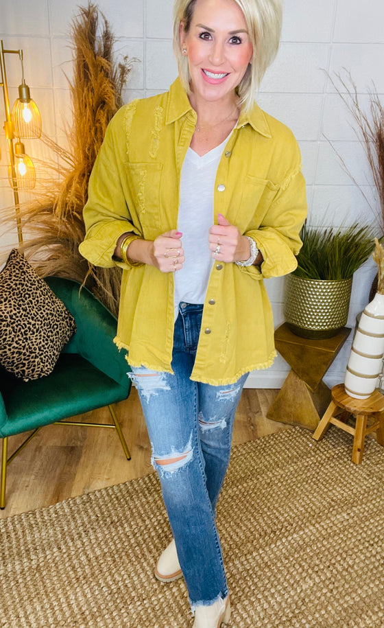 SCOUT DENIM JACKET/ AVAILABLE IN 4 COLORS