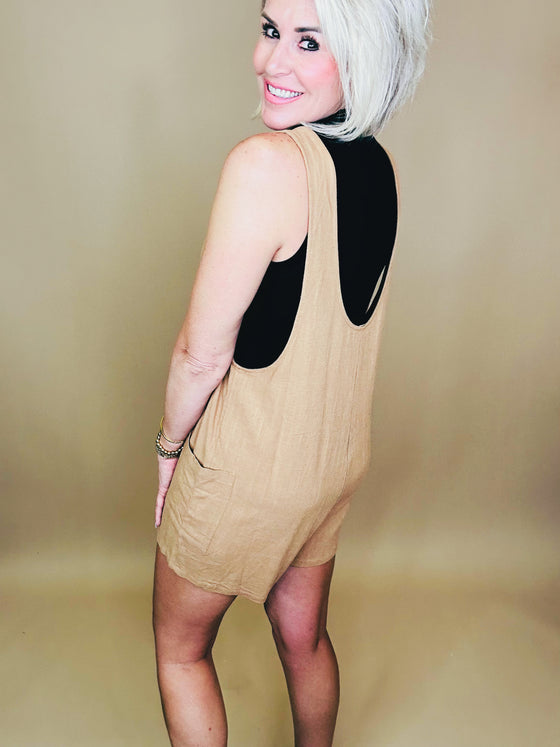 The Ramsey Linen Romper